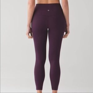 Lululemon Full Length Leggings in Plum